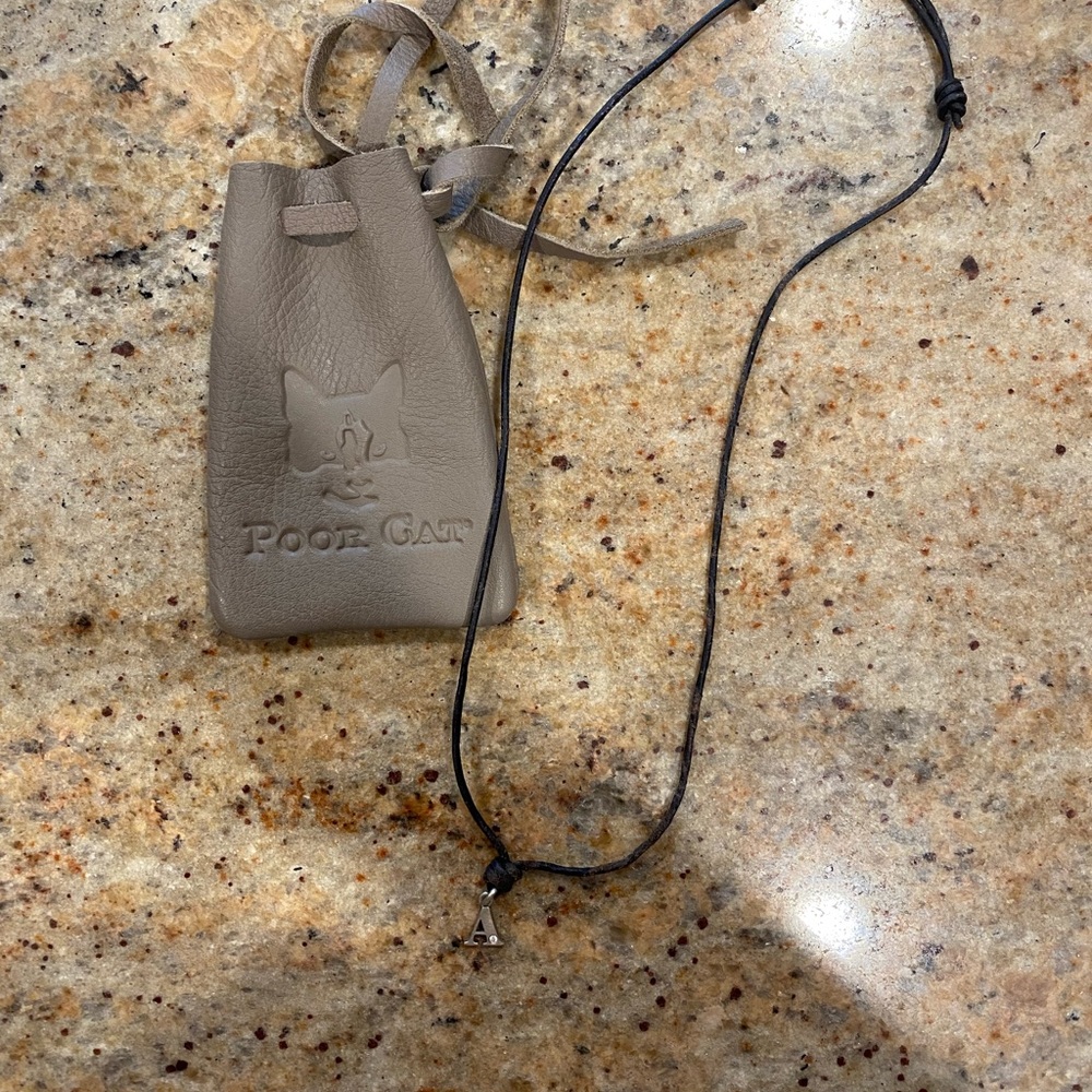 Capital “A” Poorcat Necklace